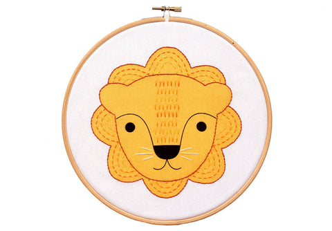 Little Lion - Hoop Art Kit