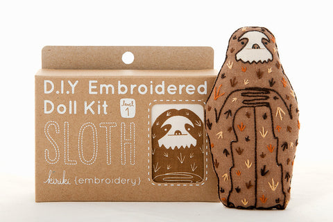 Sloth - Embroidery Kit