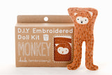 Monkey - Embroidery Kit