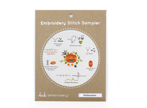 Halloween - Embroidery Stitch Sampler