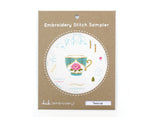 Teacup - Embroidery Stitch Sampler